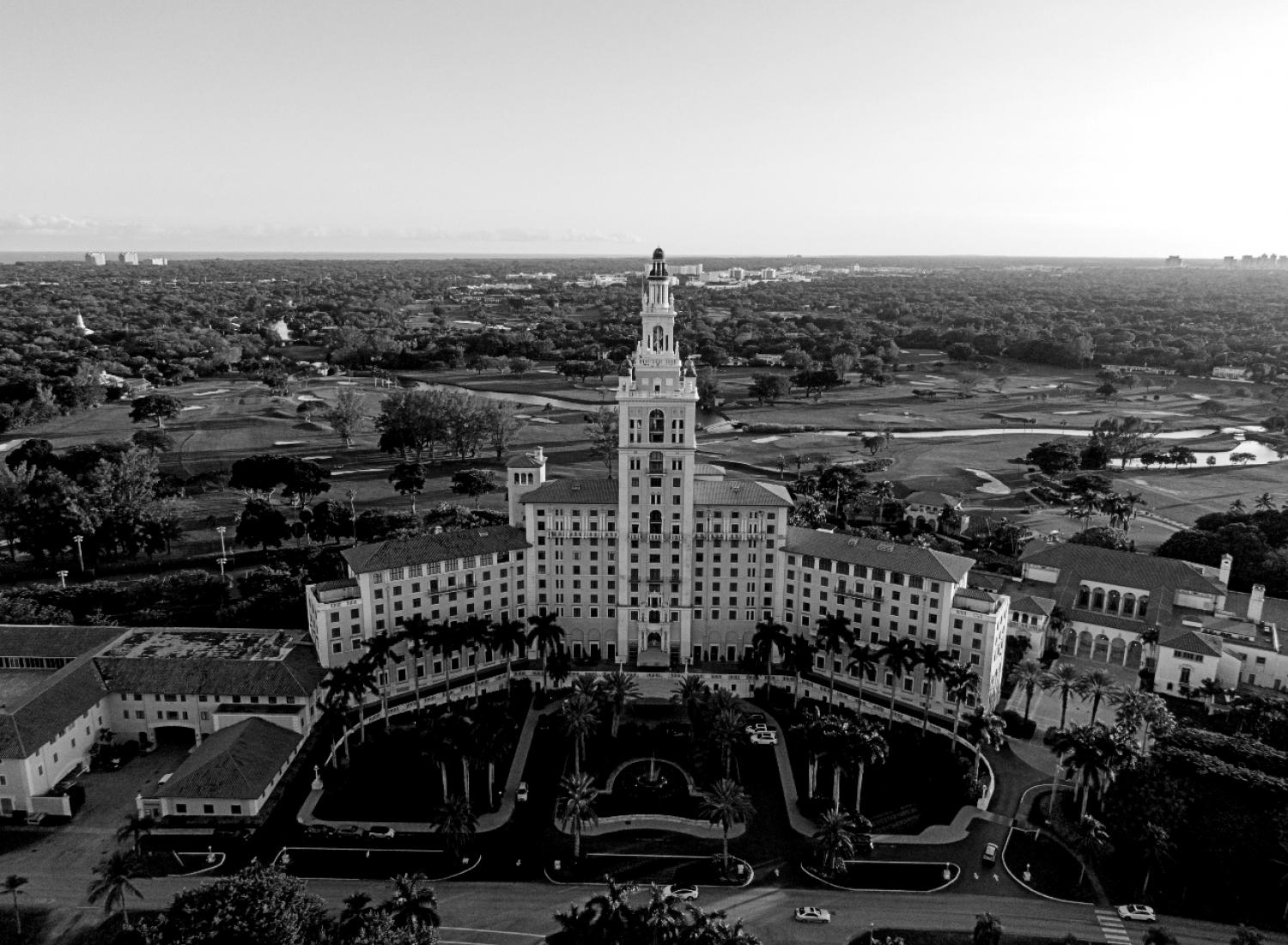 Black and White Biltmore Hotel